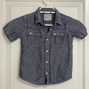OLD NAVY Boys Collared Short-Sleeved Shirt size 4